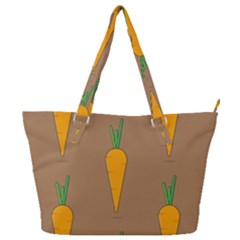 Healthy Fresh Carrot Full Print Shoulder Bag by HermanTelo