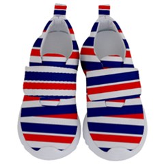 Patriotic Ribbons Kids  Velcro No Lace Shoes by Mariart