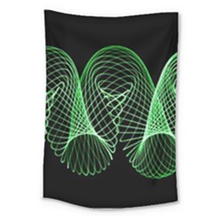 Abstract Desktop Background Green Large Tapestry by Pakrebo