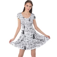 Witchy Cap Sleeve Dress by 100rainbowdresses