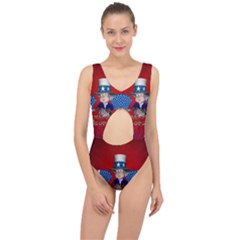 Happy 4th Of July Center Cut Out Swimsuit by FantasyWorld7