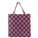 Purple Pattern Texture Grocery Tote Bag View2