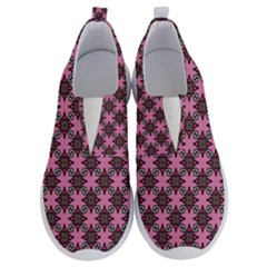 Purple Pattern Texture No Lace Lightweight Shoes