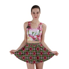 Decorative Flower Mini Skirt by Bajindul