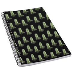 Cactus Black Pattern 5 5  X 8 5  Notebook by snowwhitegirl