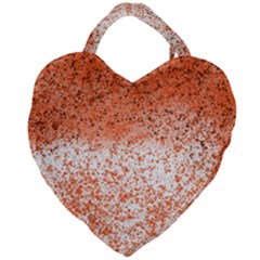 Scrapbook Orange Shades Giant Heart Shaped Tote