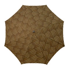 Wood Texture Wooden Golf Umbrellas by HermanTelo