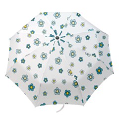 Floral Pattern Seamless Endless Folding Umbrellas