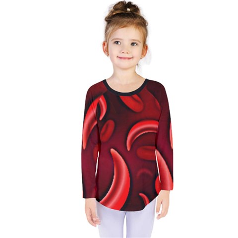 Cells All Over  Kids  Long Sleeve Tee by shawnstestimony