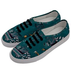 Slytherin Pattern Men s Classic Low Top Sneakers by Sobalvarro
