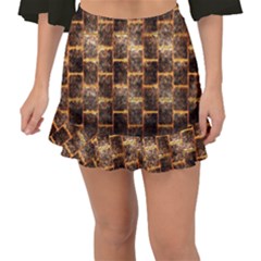 Wallpaper Iron Fishtail Mini Chiffon Skirt by HermanTelo