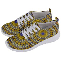 Fractal Kaleidoscope Mandala Men s Lightweight Sports Shoes by Pakrebo