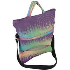 Background Abstract Non Seamless Fold Over Handle Tote Bag by Pakrebo