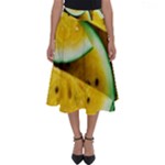 Sliced Watermelon Lot Perfect Length Midi Skirt