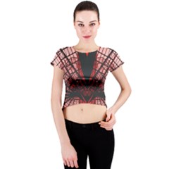 Low Angle Photography Of Red Metal Tower Crew Neck Crop Top by Pakrebo