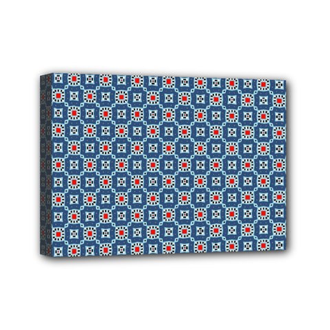 Geometric Tile Mini Canvas 7  X 5  (stretched) by Mariart