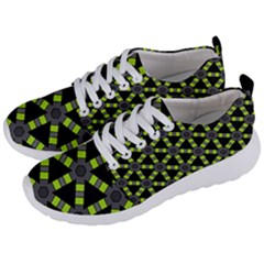 Backgrounds Green Grey Lines Men s Lightweight Sports Shoes