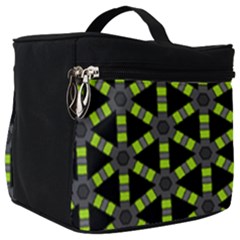 Backgrounds Green Grey Lines Make Up Travel Bag (big) by HermanTelo