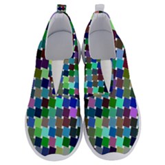 Geometric Background Colorful No Lace Lightweight Shoes