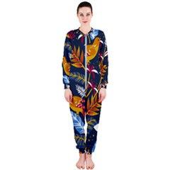 Colorful Birds In Nature Onepiece Jumpsuit (ladies)  by Sobalvarro
