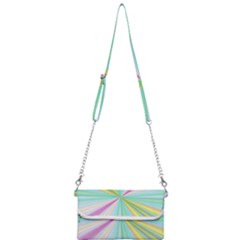 Background Burst Abstract Color Mini Crossbody Handbag