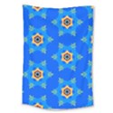 Pattern Backgrounds Blue Star Large Tapestry View1