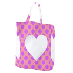 Love Heart Valentine Giant Grocery Tote