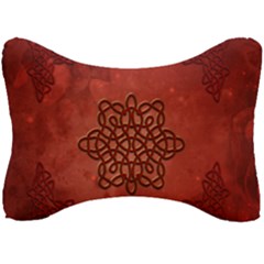 Elegant Decorative Celtic Knot Seat Head Rest Cushion by FantasyWorld7