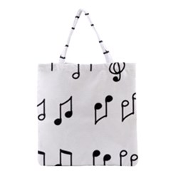 Piano Notes Music Grocery Tote Bag