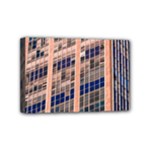 Low Angle Photography Of Beige And Blue Building Mini Canvas 6  x 4  (Stretched)
