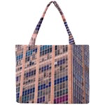 Low Angle Photography Of Beige And Blue Building Mini Tote Bag