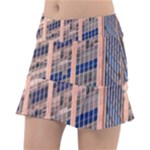 Low Angle Photography Of Beige And Blue Building Tennis Skirt