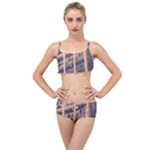 Low Angle Photography Of Beige And Blue Building Layered Top Bikini Set