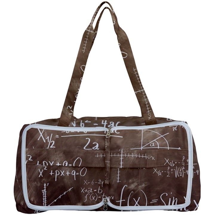 Mathematics Brown Multi Function Bag