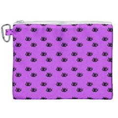 Purple Eyes Canvas Cosmetic Bag (xxl) by snowwhitegirl