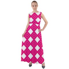 Pattern Texture Chiffon Mesh Maxi Dress