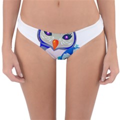 Owl Mother Owl Baby Owl Nature Reversible Hipster Bikini Bottoms by Sudhe