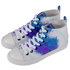 Tattoo Tardis Seventh Doctor Doctor Women s Mid-top Canvas Sneakers by Sudhe