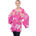 Heartsoflove Velvet Kimono Robe