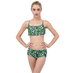 Greencamo1 Layered Top Bikini Set by designsbyamerianna