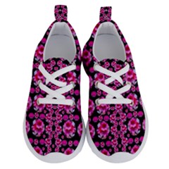 Floral To Be Happy Of In Soul And Mind Decorative Running Shoes by pepitasart