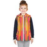 Background Abstract Colorful Kids  Hooded Puffer Vest