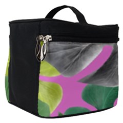 Tropical Greens Leaves Design Make Up Travel Bag (small) by Simbadda