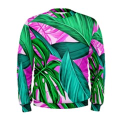 Tropical Greens Monstera Summer Men s Sweatshirt by Simbadda
