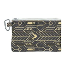 Abstract Art Deco Seamless Pattern Vector Canvas Cosmetic Bag (medium) by Sudhe