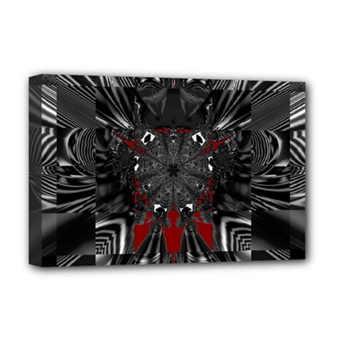 Abstract Artwork Art Fractal Deluxe Canvas 18  X 12  (stretched)