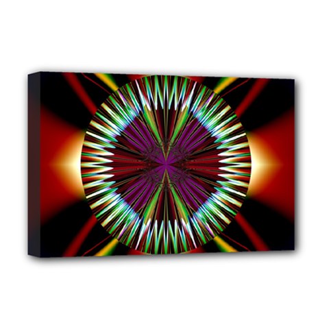 Artwork Fractal Allegory Art Deluxe Canvas 18  X 12  (stretched)