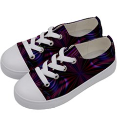 Abstract Abstract Art Fractal Kids  Low Top Canvas Sneakers by Sudhe