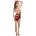 RBY-3-5 Halter Front Plunge Swimsuit View2