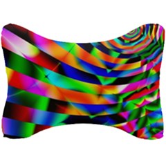 Abstract Art Artwork Digital Art Color Seat Head Rest Cushion by Pakrebo